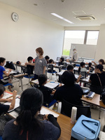 アート体験書道写真