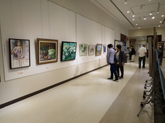 絵画展の写真