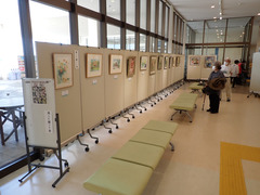 絵画展の写真