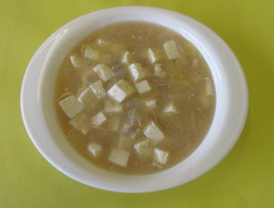 豆腐と野菜のあんかけ（後期）