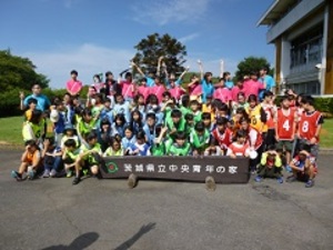 令和7年度元気っ子ゼミナール宿泊研修の集合写真