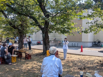 夏祭り（鎌ケ谷橋自治会）の様子（写真）