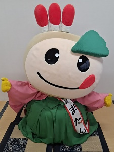 和服を着たかまたんの写真