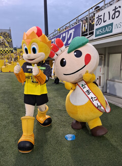 レイくんとかまたんの記念写真