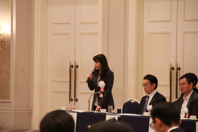 会長　芝田鎌ケ谷市長による挨拶の写真