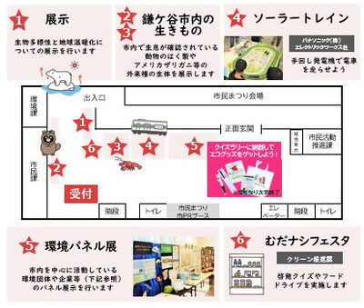 市民ホール会場案内図
