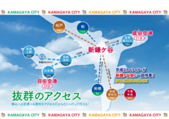 抜群のアクセスをアピールする画像