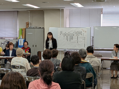 定期総会の様子（写真）