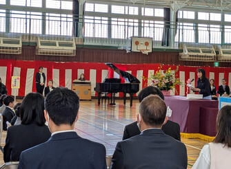 南部小学校入学式（写真）