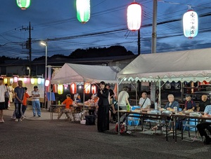 軽井沢自治会の夏祭り（写真）
