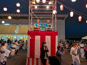 北初富連合自治会の夏祭り（写真）