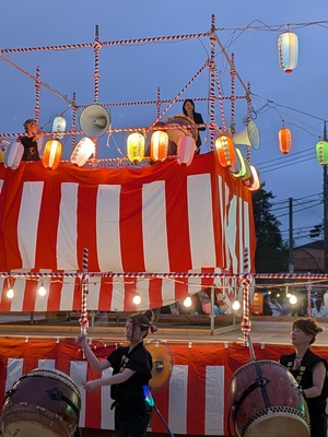 南初富連合自治会の夏祭り（写真）