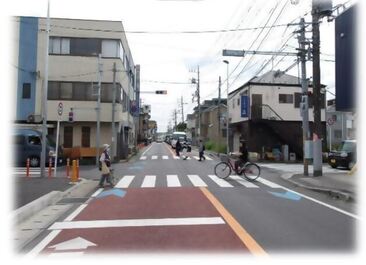 現在の北初富交差点【写真】