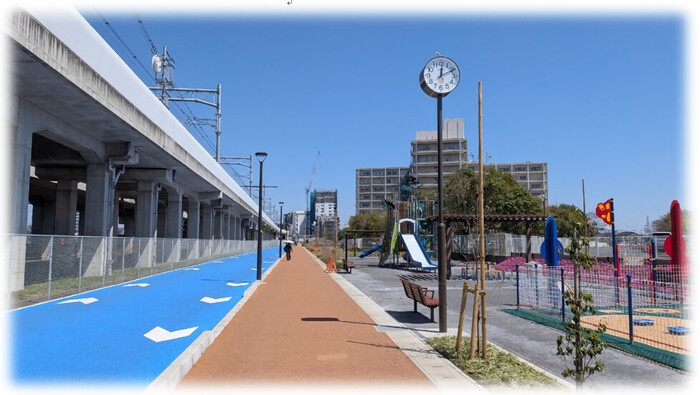 北初富ほほえみ公園緑道の写真