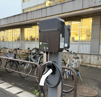 EV車用充電器の写真