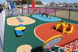 げんきこどもゾーンの中のすくすくランドの写真